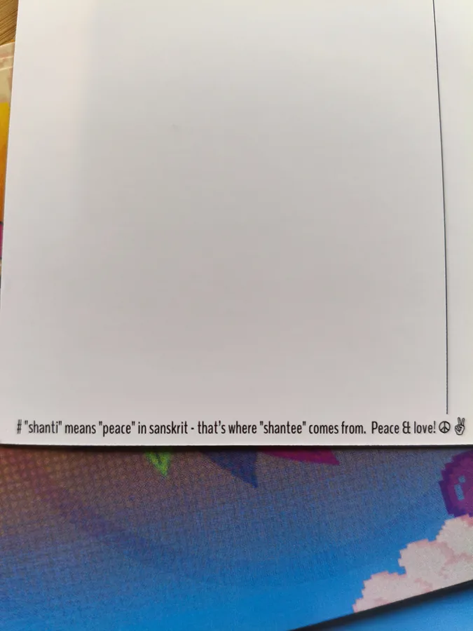 Verso de ma carte pour le Demoscene Card Exchange 2025